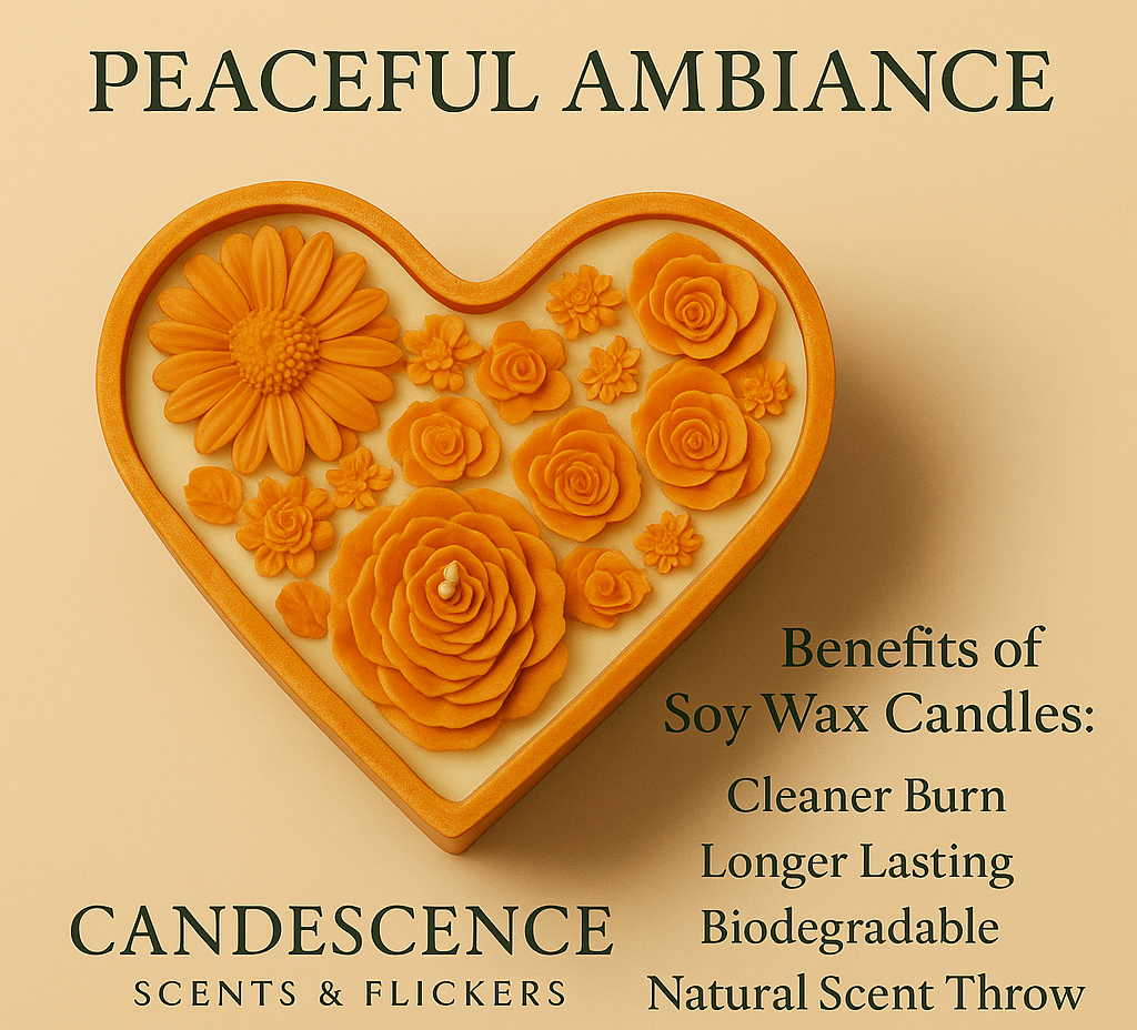 Heart Bowl Candle | scented candle Bowl