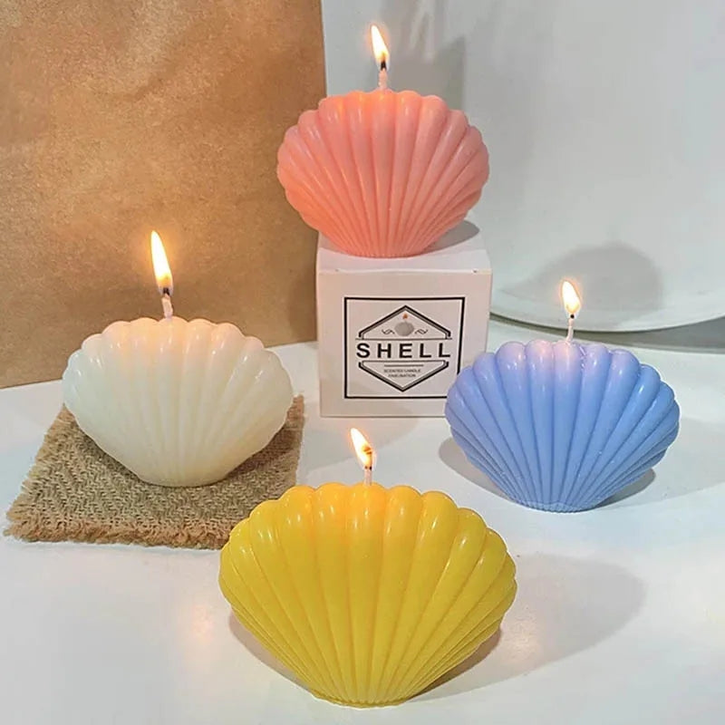 Sea Shell Soy Wax Scented Candle 100g (Large)