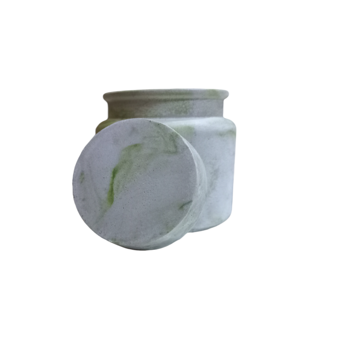 Round Long Neck Soy Scented Candle Jar | Ceramic Jar | 4 oz