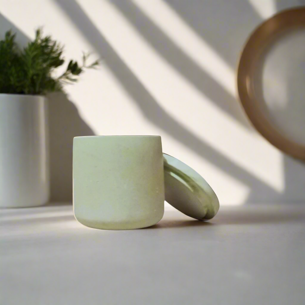 Plain Round Ceramic Storage Jar