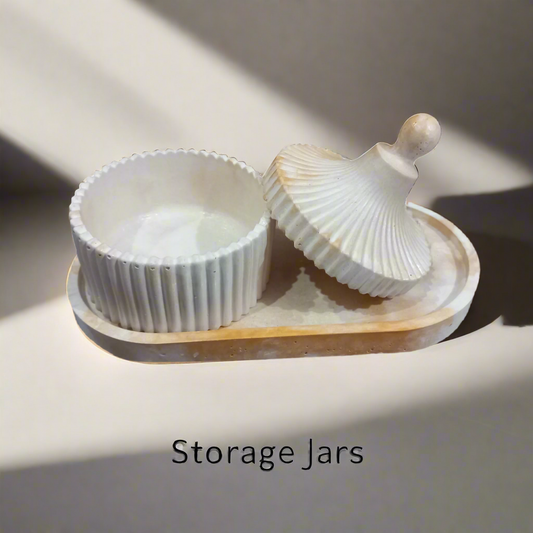 Storage Jars with lid